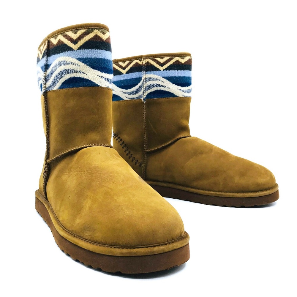 Ugg Pendleton Classic Short Boots Sz 17 - 3625
